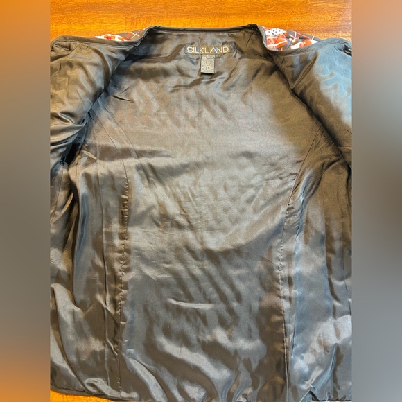 Vintage 1990’s SILKLAND patchwork jacket-100% silk - Picture 13 of 13